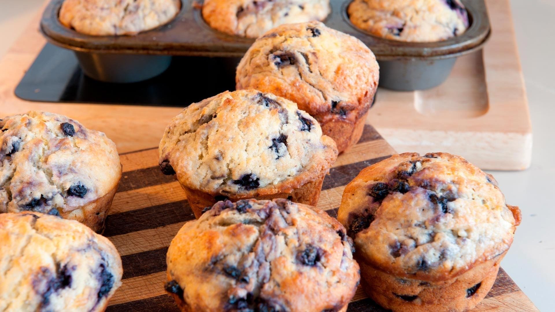 Mamarisavut muffins med sortebaer