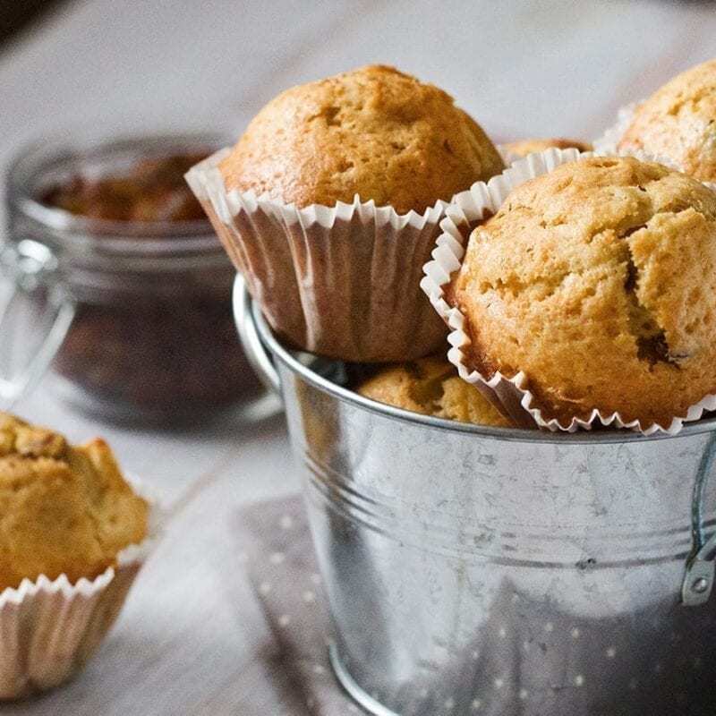 Muffins med chokolade