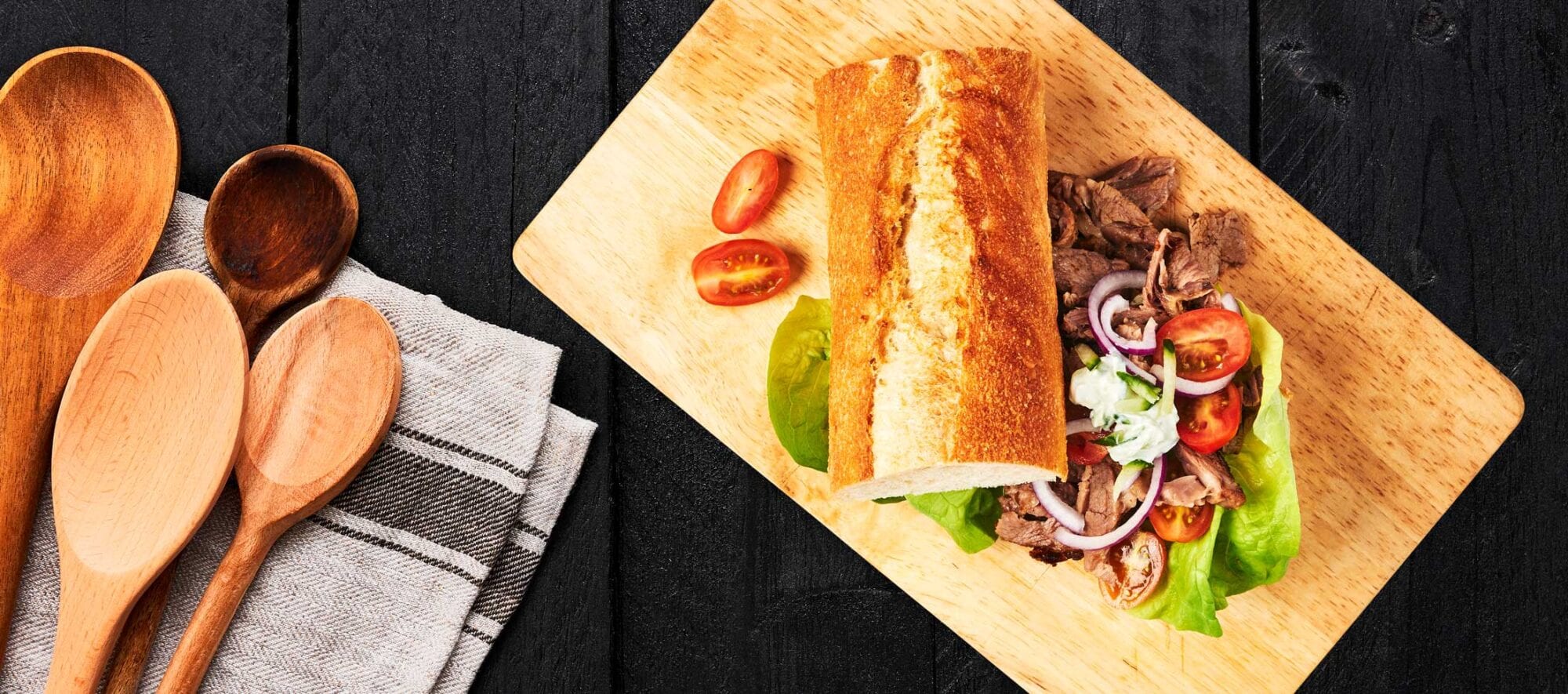 Pulled lam sandwich