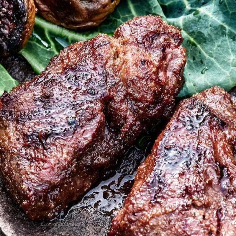 Rensdyrbøf med grillmarinade