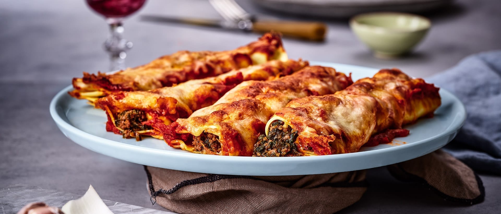Cannelloni med moskus