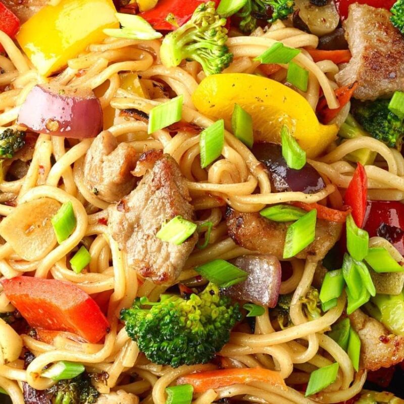 En hurtig wok ret
