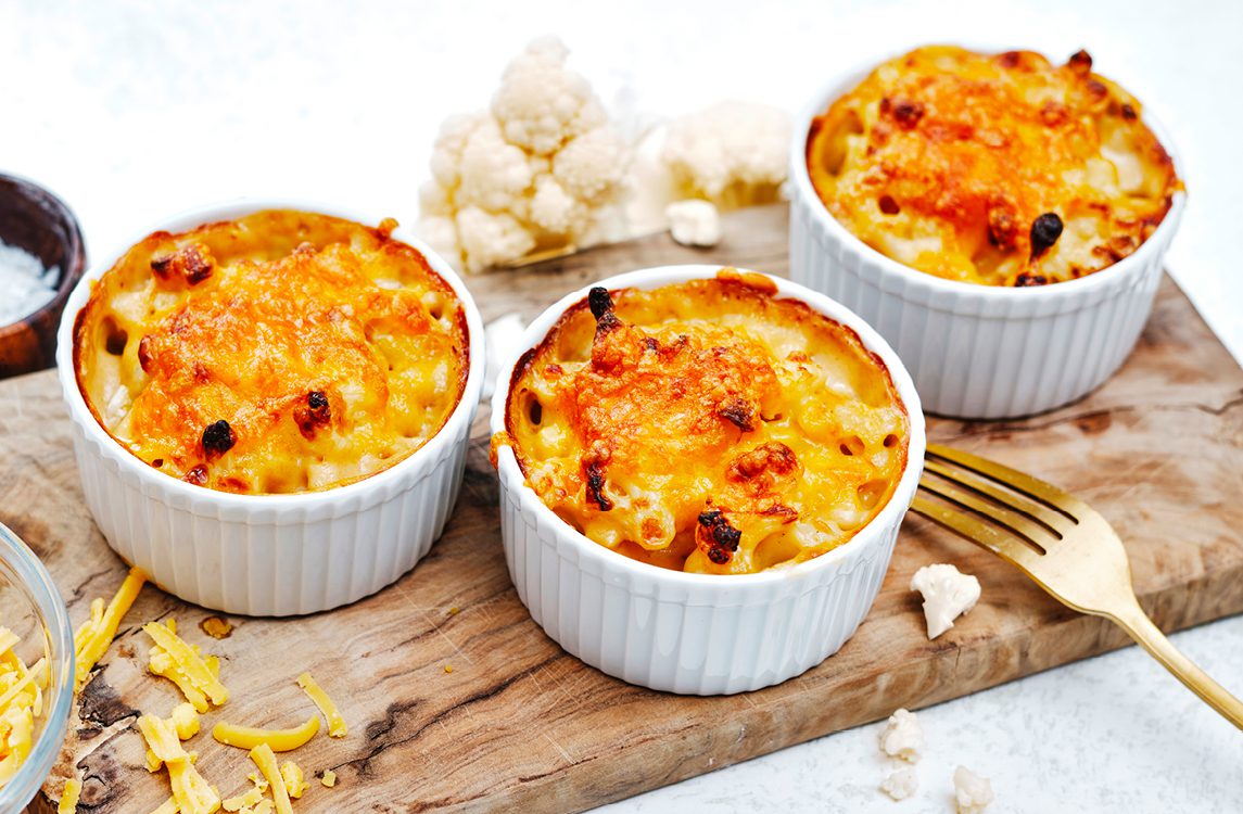 Blomkåls-Mac & cheese