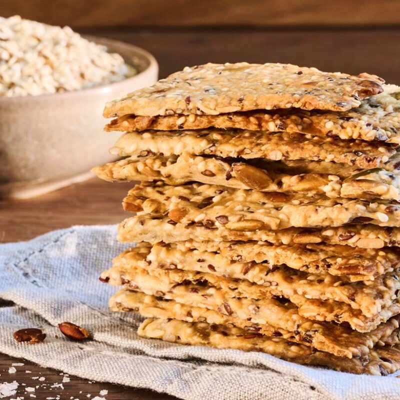 Knækbrød med kerner